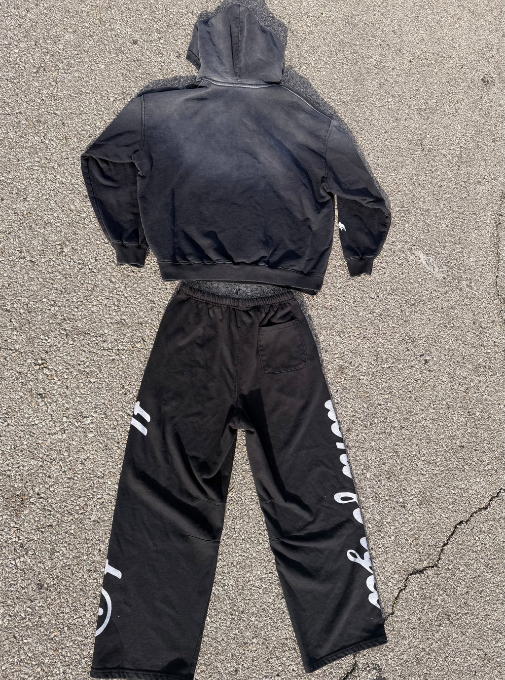 DFTP cursive hoodie