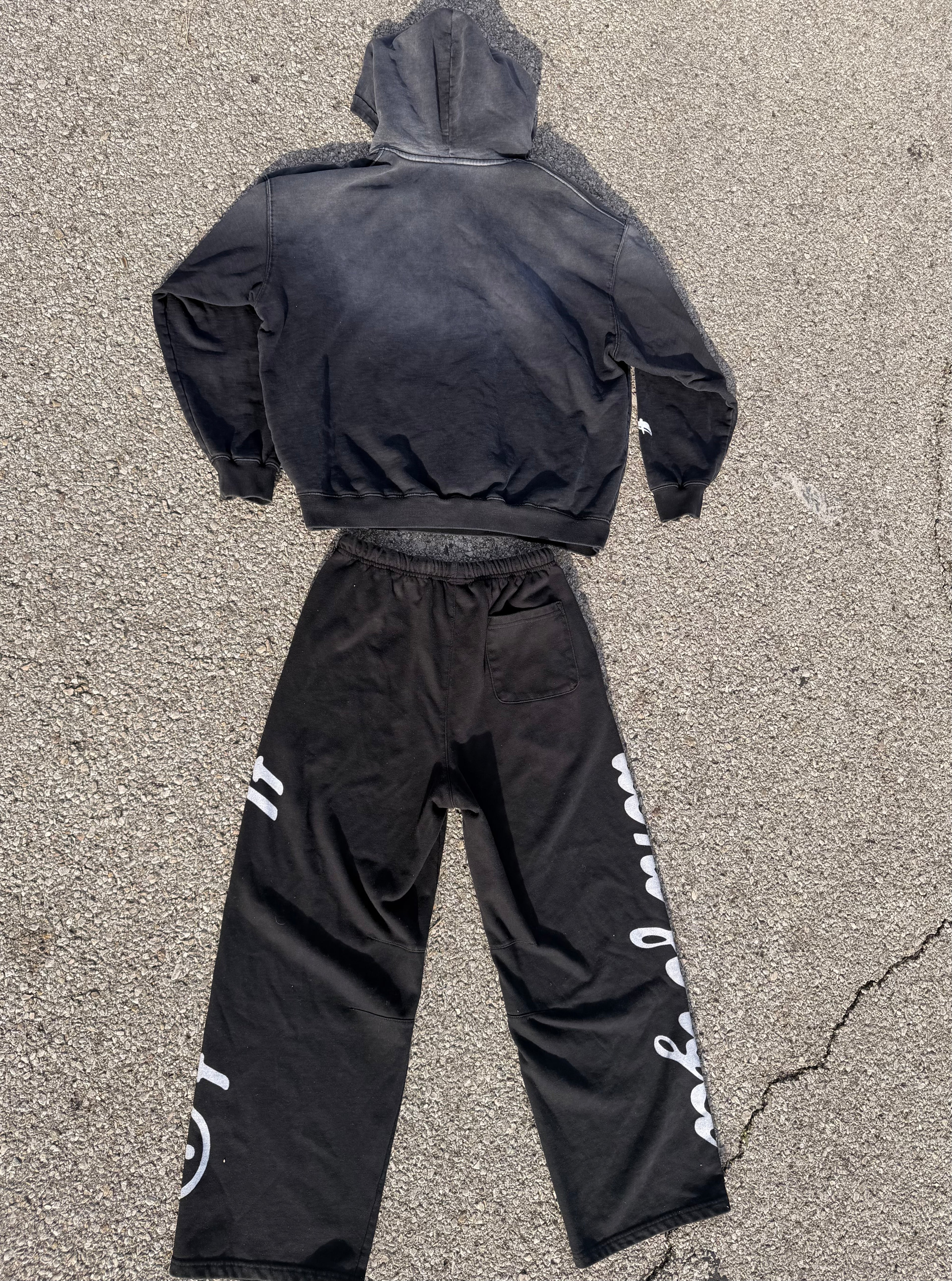 DFTP cursive hoodie