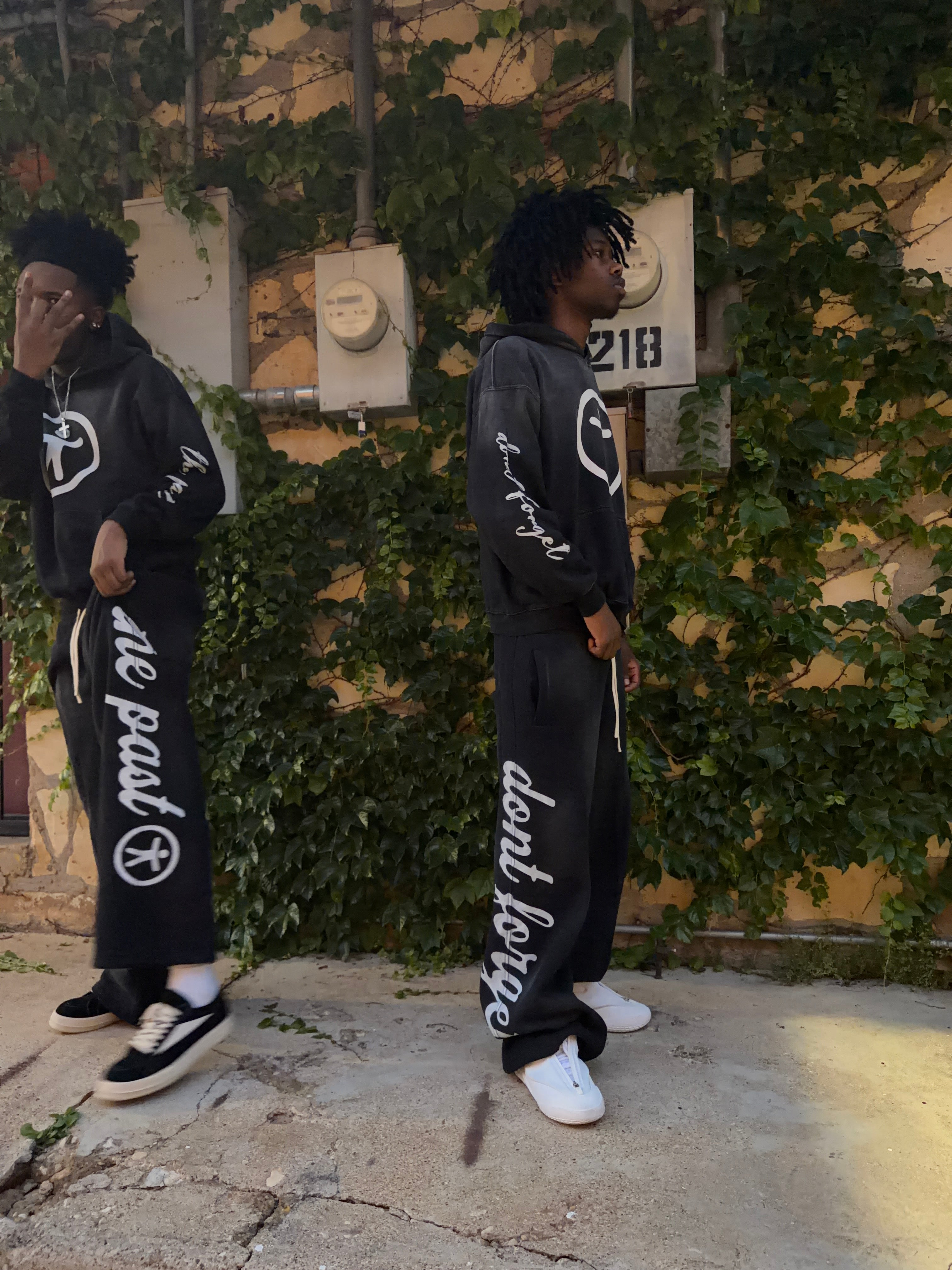 DFTP cursive hoodie