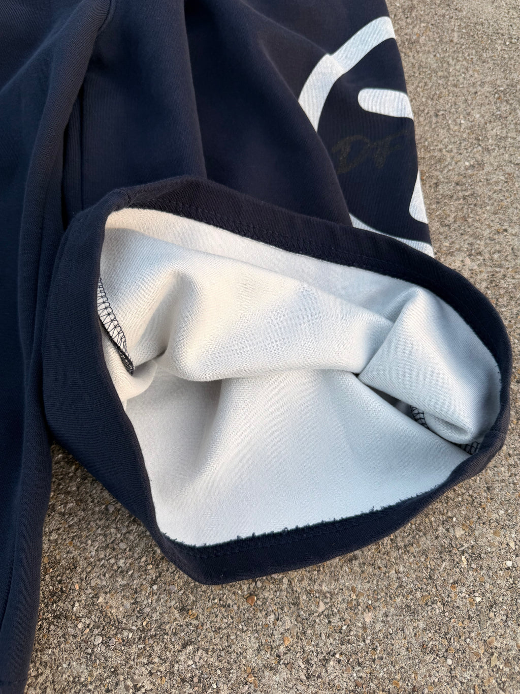 3/4 Navy Shorts
